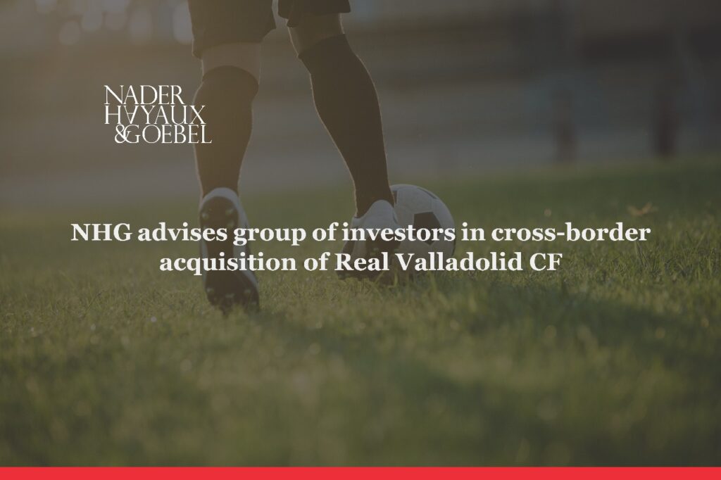 The firm advises group of investors in cross-border acquisition of Real Valladolid CF