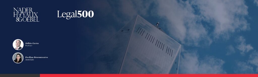 The firm contributes to Legal500’s Mexico TMT Guide with key insights on technology, media and telecommunications regulation